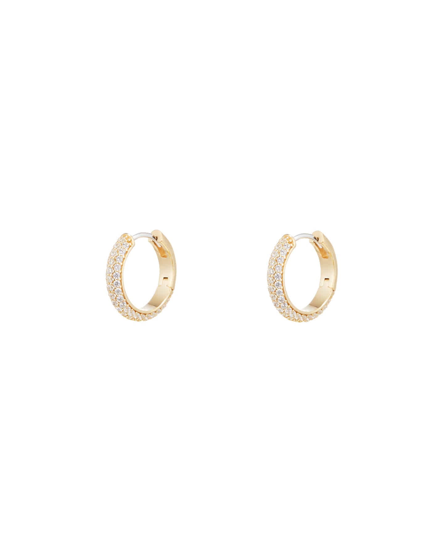 Numbering - Basic Pave Hoop Earrings #3207 product image 8 | TRAB K-Fashion Australia