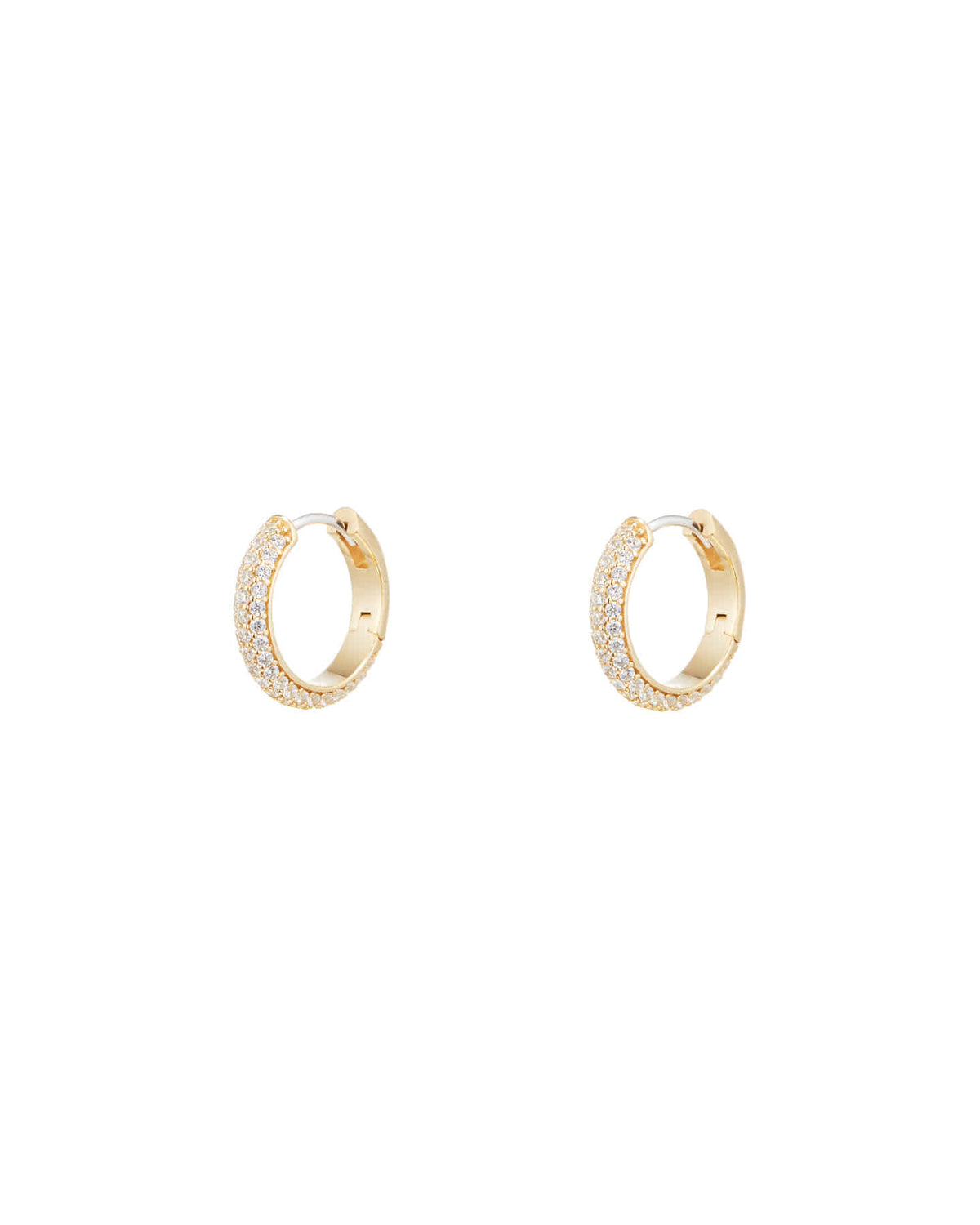Numbering - Basic Pave Hoop Earrings #3207 product image 8 | TRAB K-Fashion Australia