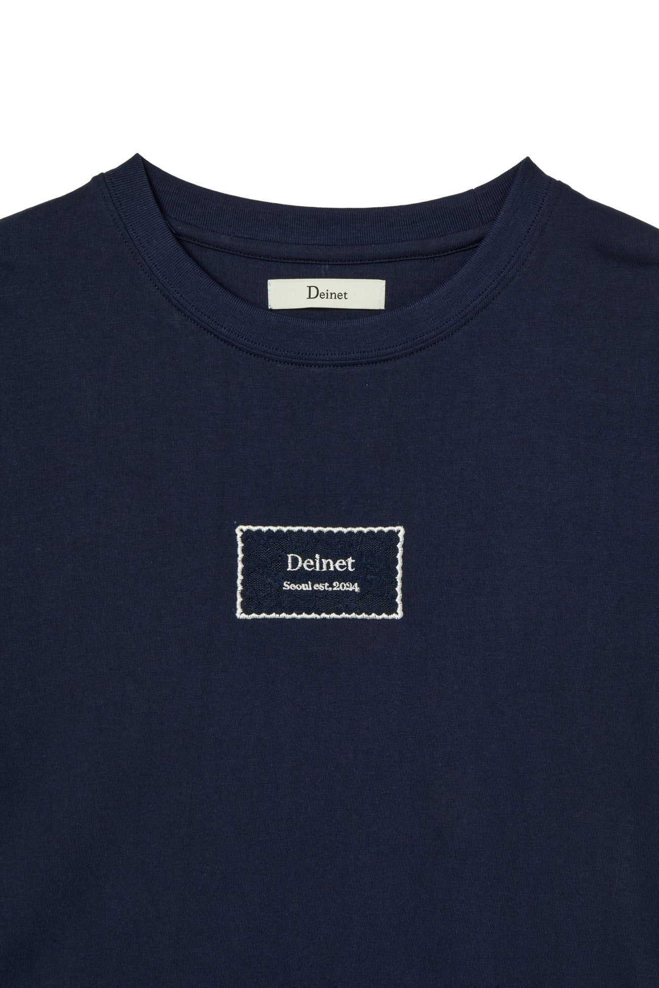 Deinet - Laced Patch T-Shirt (Navy) product image 10 | TRAB K-Fashion Australia