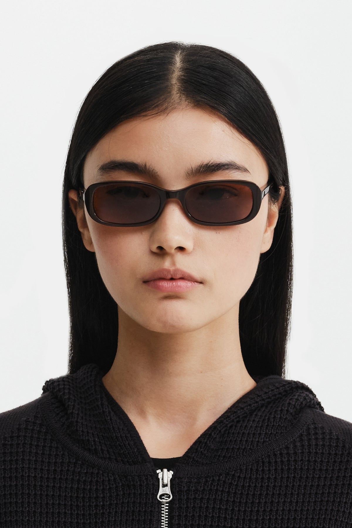 Matin Kim - Matin Soft Square Sunglasses (Brown) product image 9 | TRAB K-Fashion Australia