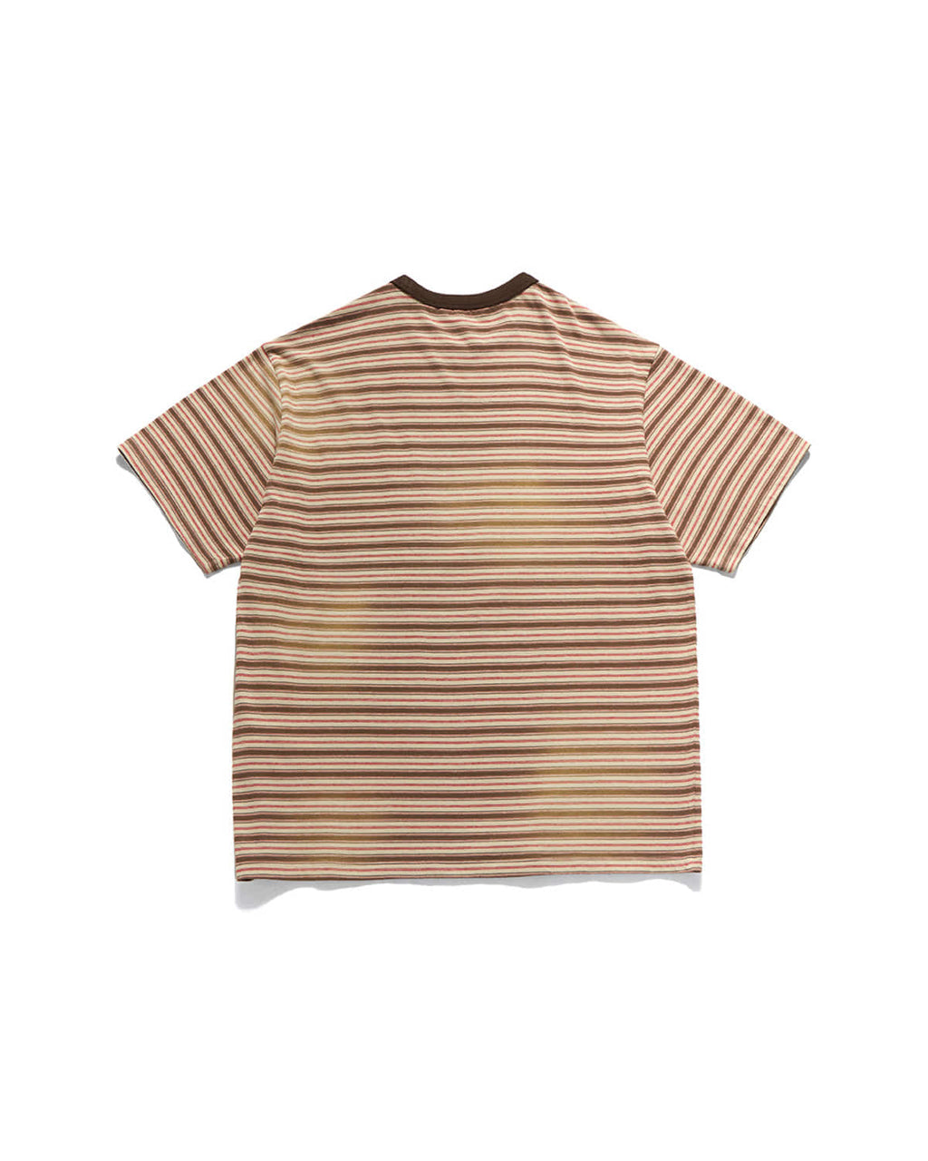 Eastlogue - Bleached Stripe T-shirts (Beige & Red Stripe) product image 8 | TRAB K-Fashion Australia