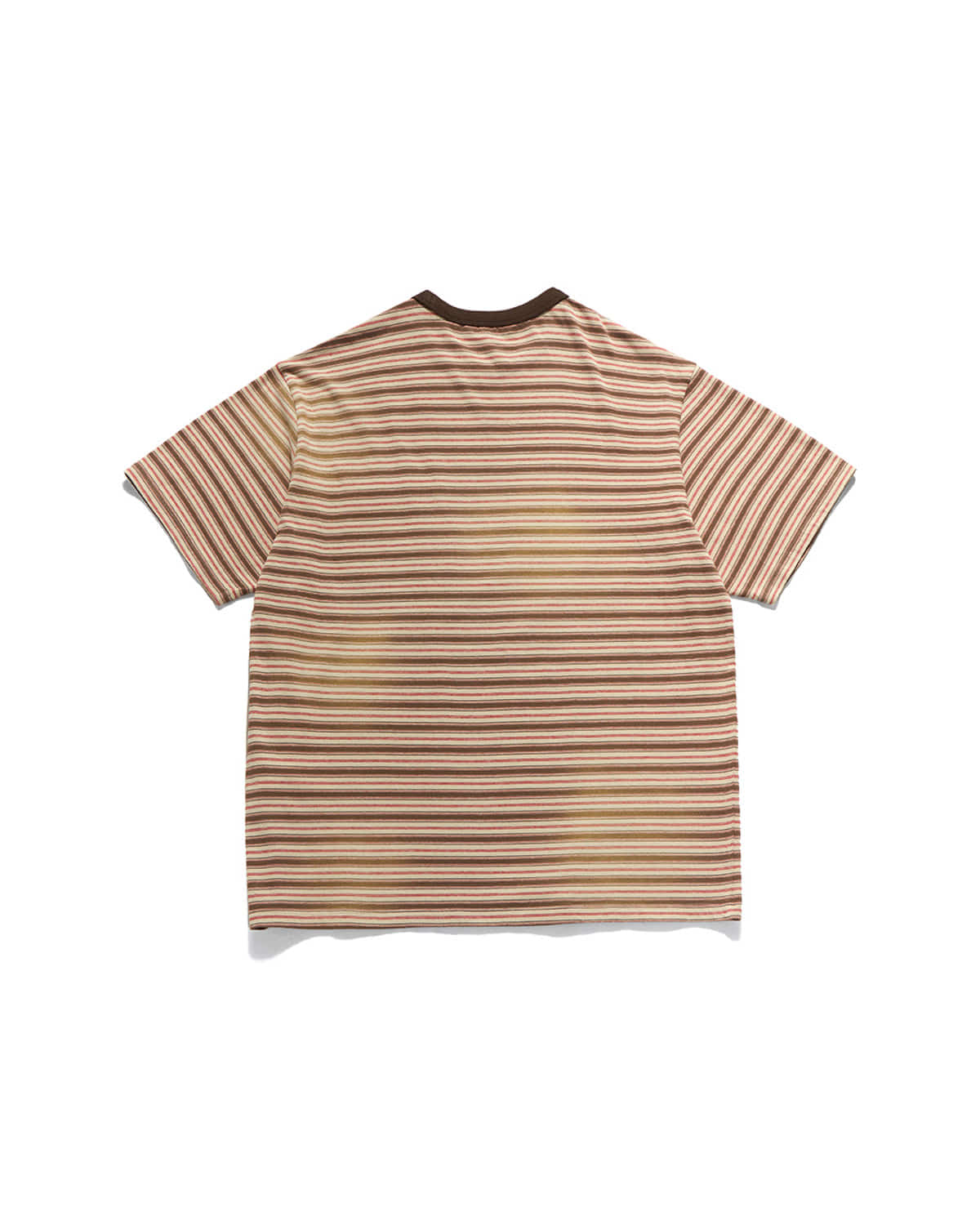 Eastlogue - Bleached Stripe T-shirts (Beige & Red Stripe) product image 8 | TRAB K-Fashion Australia
