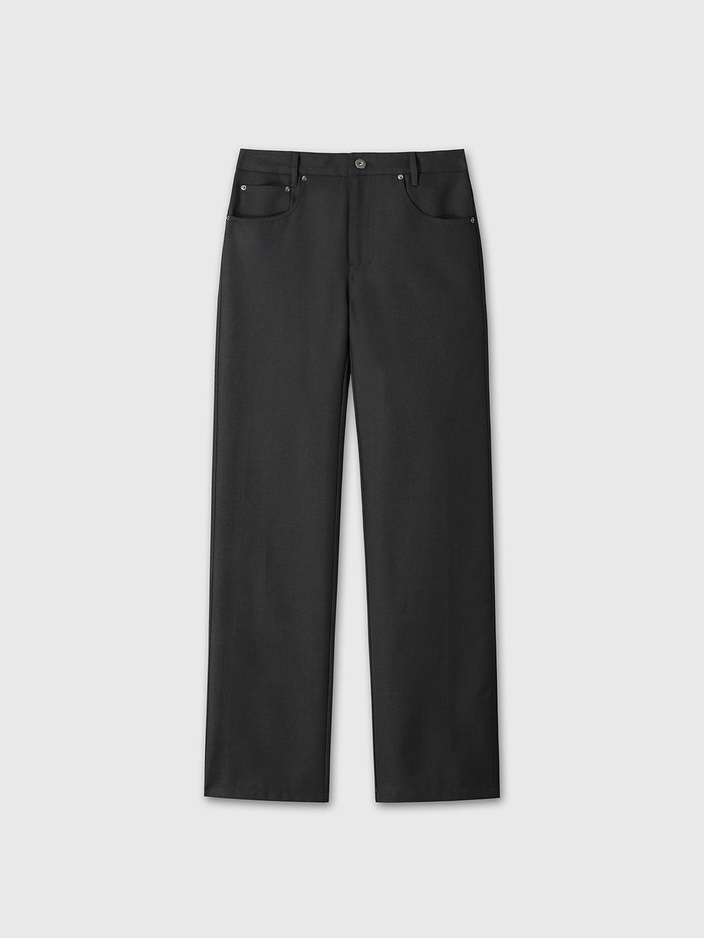 Tonywack - Wool 5 Pocket Straight Pants (Dark Charcoal) product image 9 | TRAB K-Fashion Australia