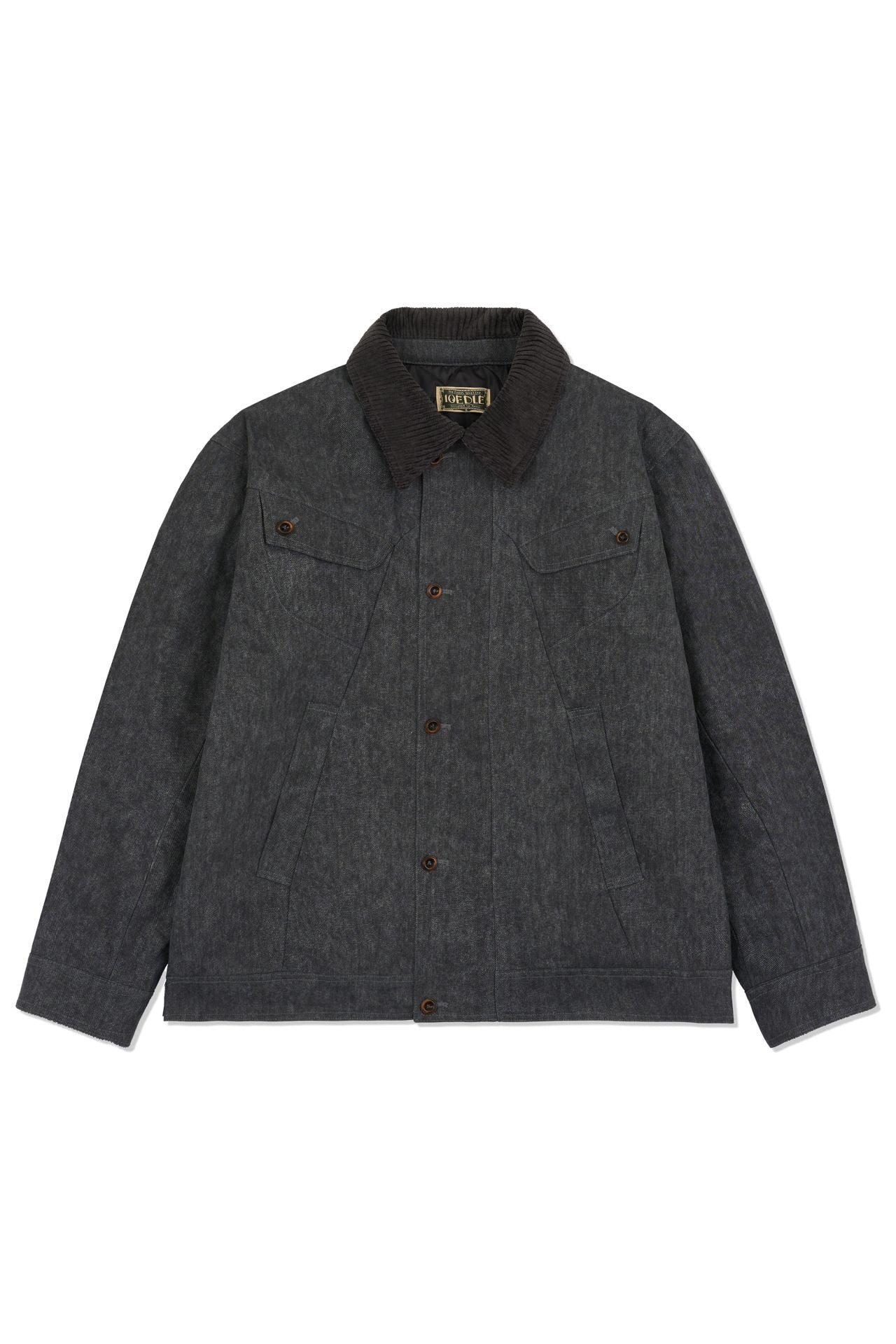 Ioedle - Headlight Quilted Heavy Jacket (Charcoal) product image 2 | TRAB K-Fashion Australia