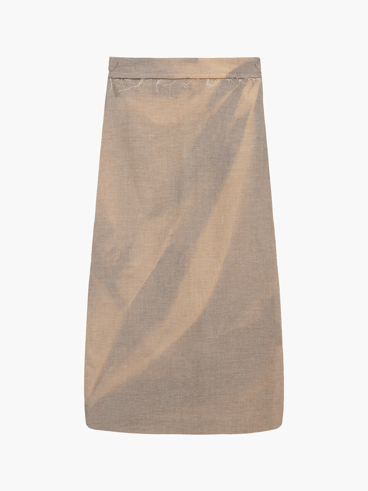 Jiyong Kim - Sun-Bleached Raw-Edge Skirt (Beige) product image 6 | TRAB K-Fashion Australia