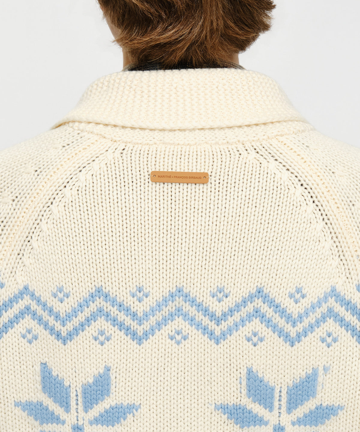 Marithe & Francois Girbaud - Nordic Cowichan Cardigan (Ivory) product image 5 | TRAB K-Fashion Australia