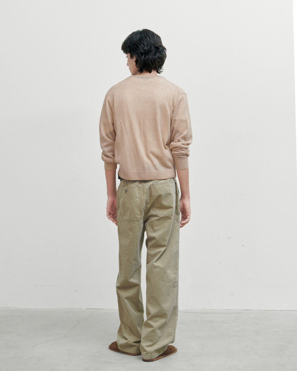 Brownyard - Soft Round Cardigan (Beige) product image 3 | TRAB K-Fashion Australia