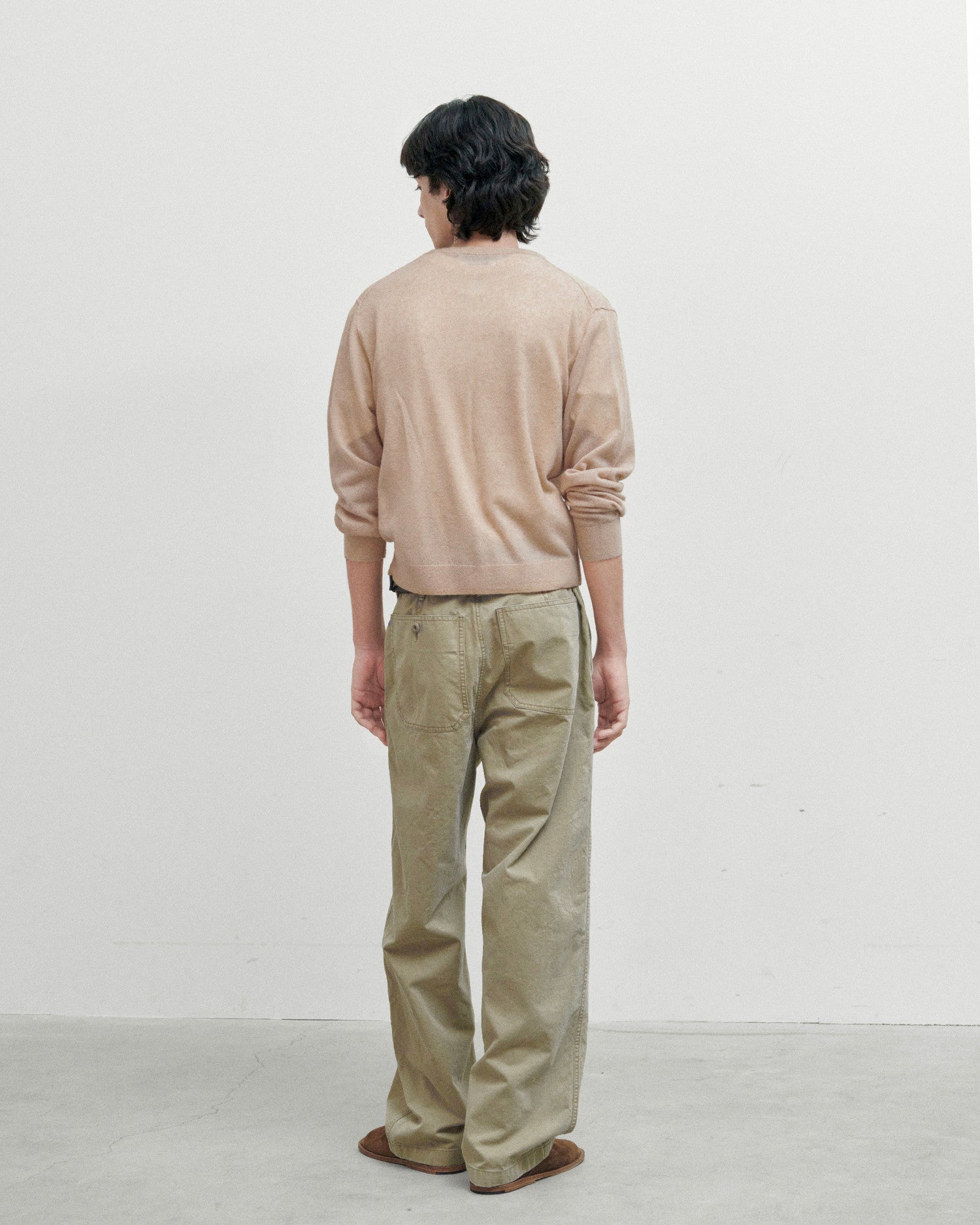 Brownyard - Soft Round Cardigan (Beige) product image 3 | TRAB K-Fashion Australia