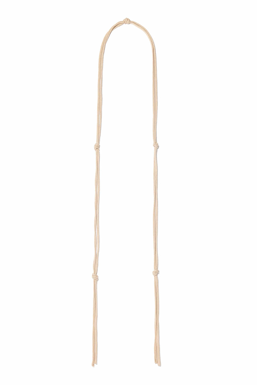 Matin Kim - String Layered Two Way Muffler (Beige) product image 3 | TRAB K-Fashion Australia