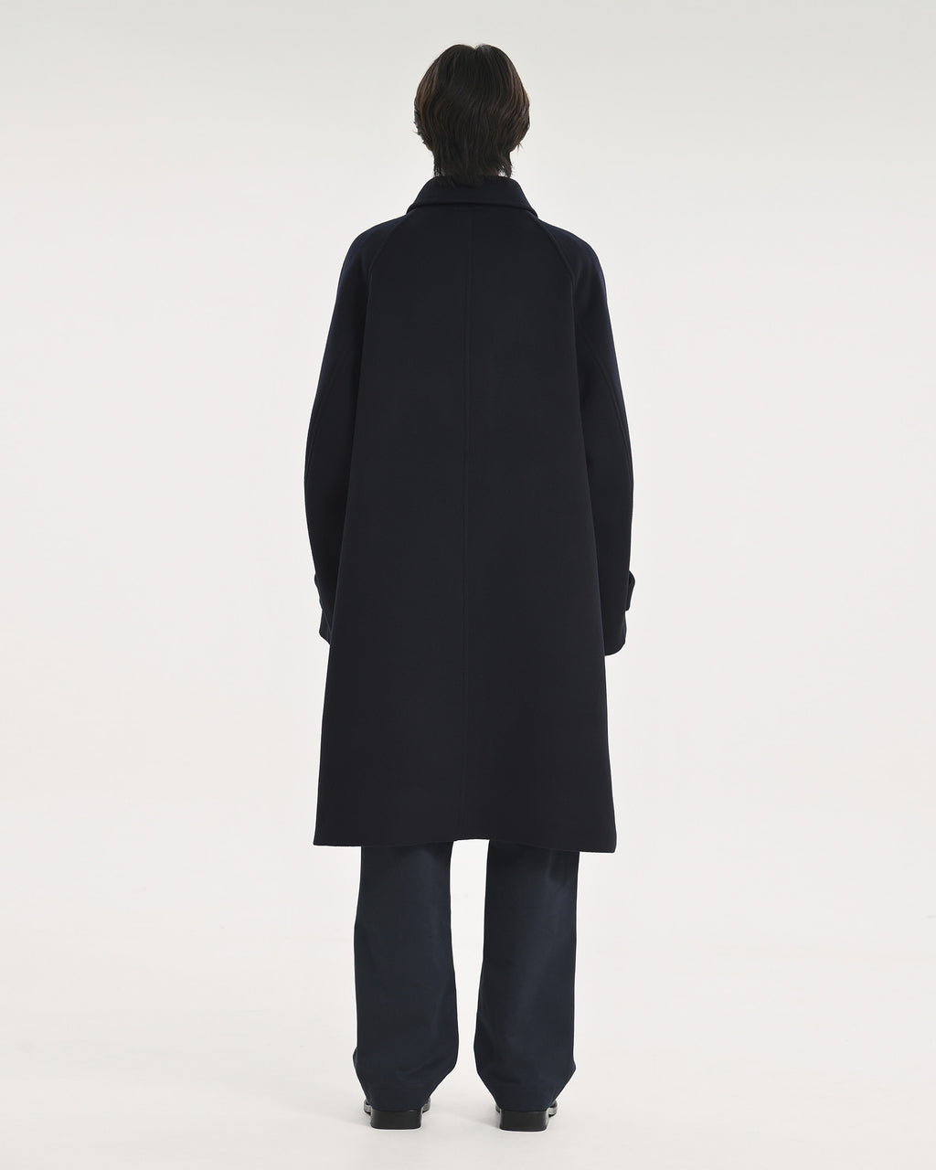 Brownyard - Balmacaan Coat (Dark Navy) product image 2 | TRAB K-Fashion Australia