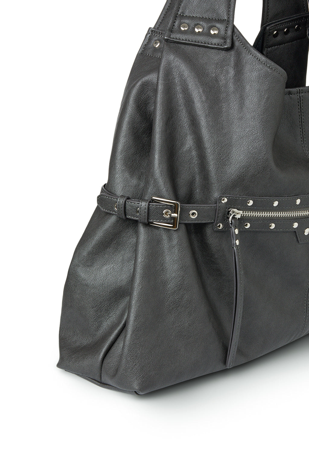 Deinet - Stud Detail Point Pocket Bag (Grey) product image 12 | TRAB K-Fashion Australia