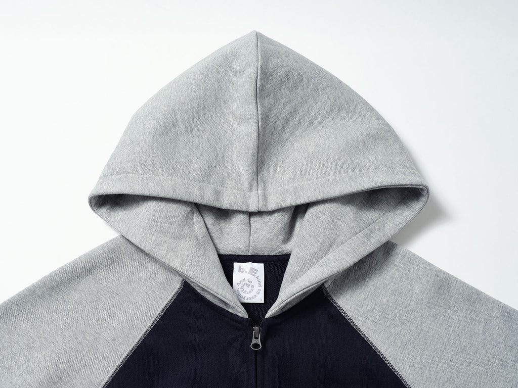 San San Gear - San San X B.E Zip-Up Hoodie (Navy) product image 4 | TRAB K-Fashion Australia