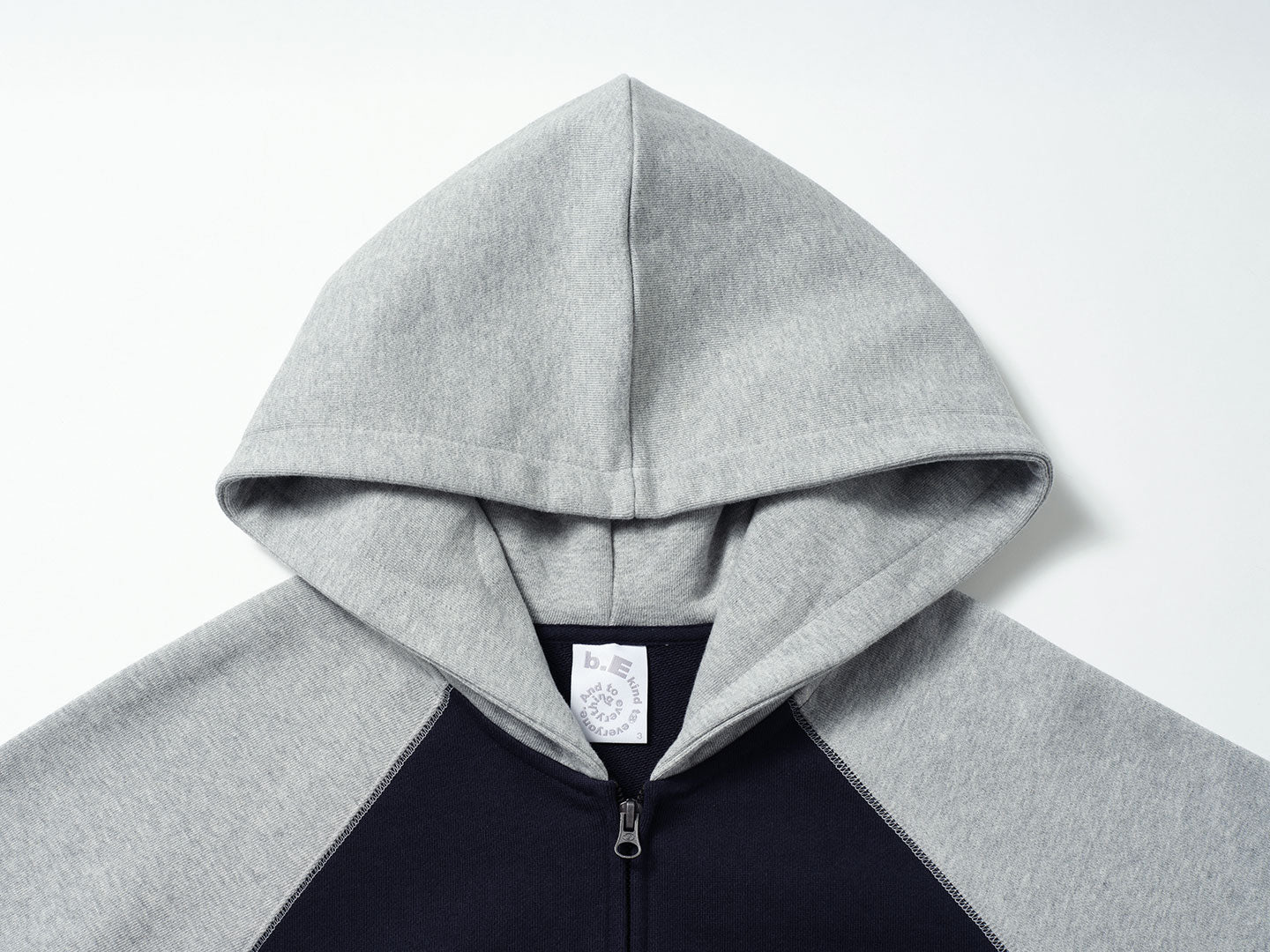 San San Gear - San San X B.E Zip-Up Hoodie (Navy) product image 4 | TRAB K-Fashion Australia