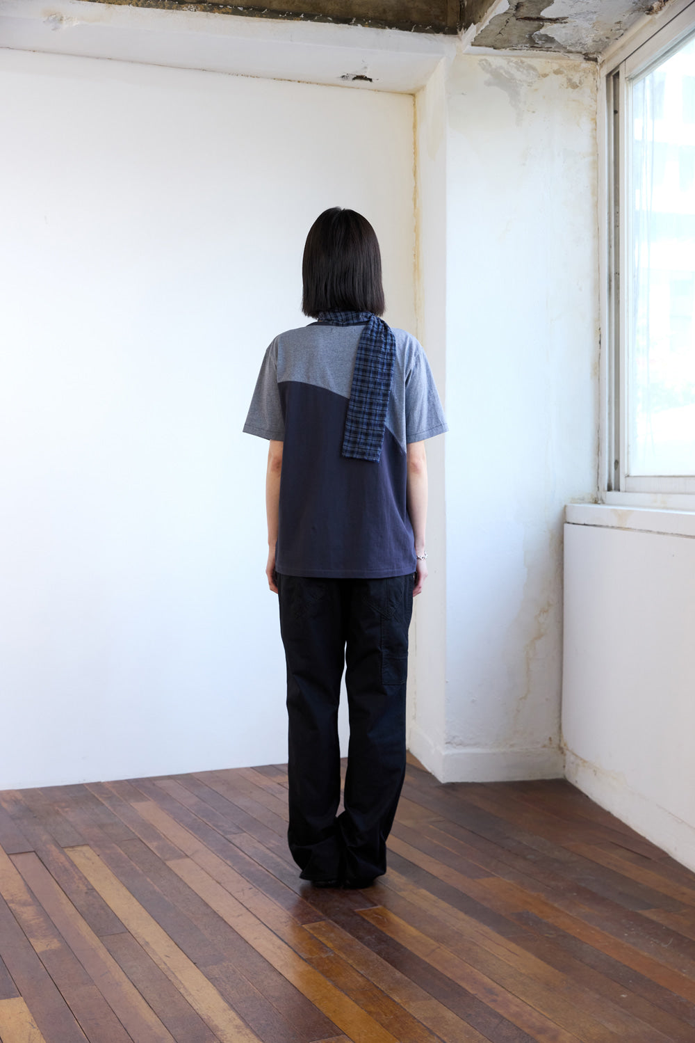 Hatchingroom - Scarf Tee (Blue Charcoal) product image 12 | TRAB K-Fashion Australia
