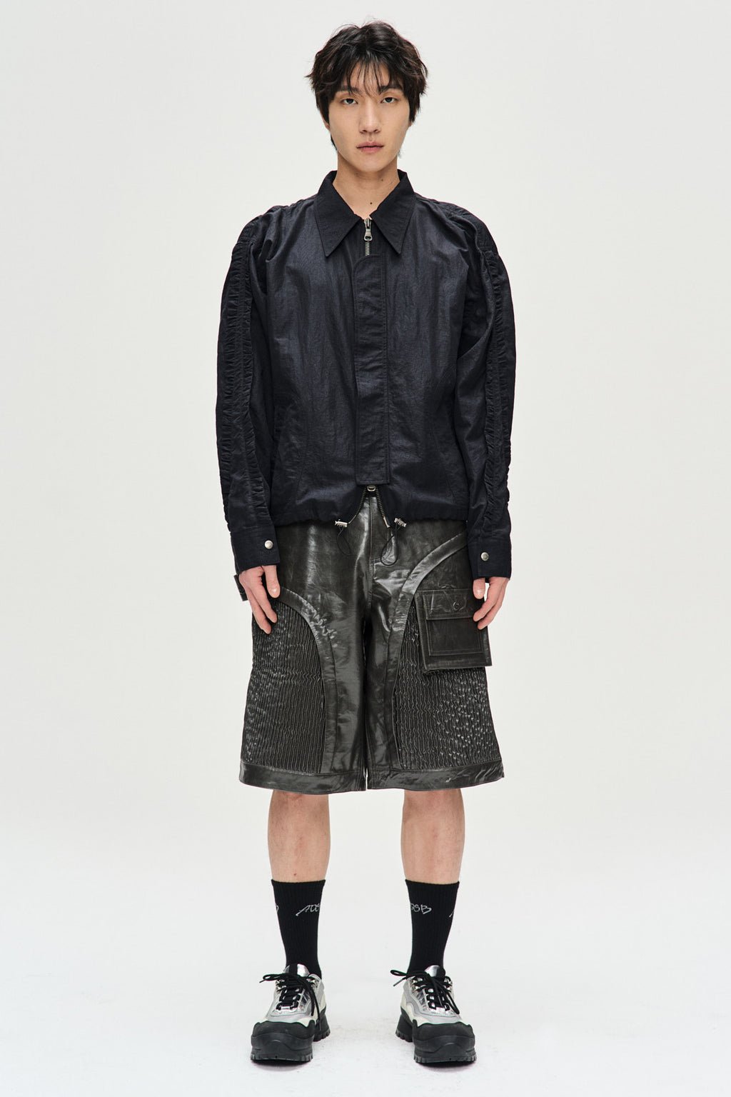 Andersson Bell - Cardin Zip-Up Jacket (Khaki) product image 7 | TRAB K-Fashion Australia