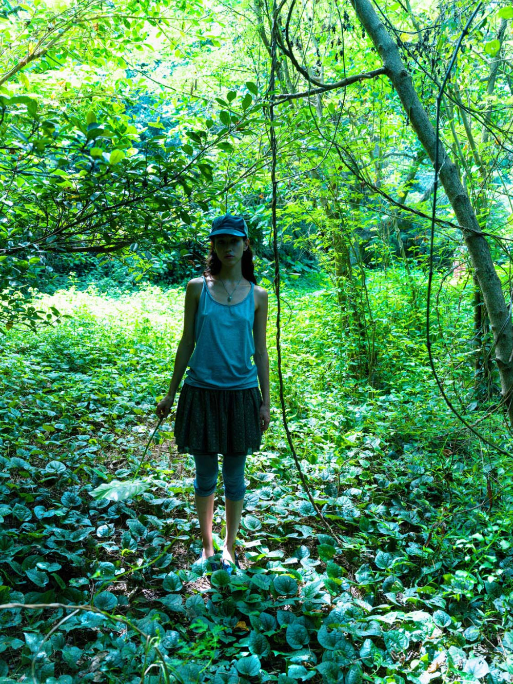 Coyseio - Stripe Rough Leggings (Ash Blue) product image 5 | TRAB K-Fashion Australia