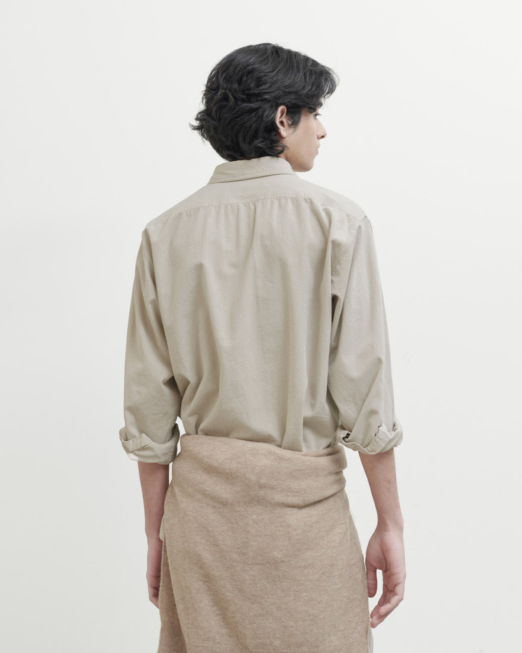Brownyard - Chambray Shirt (Ivory) product image 3 | TRAB K-Fashion Australia