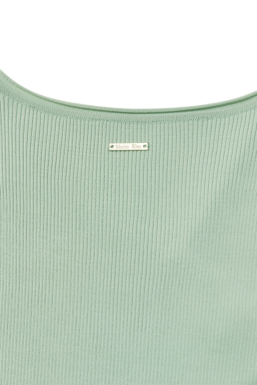 Matin Kim - Scarf Point Knit Top (Mint) product image 4 | TRAB K-Fashion Australia