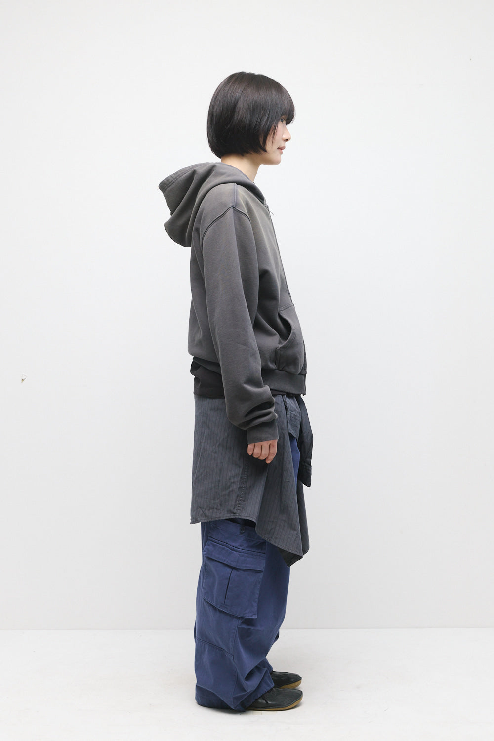 Hatchingroom - VTG Hoodie (Bleached Charcoal) product image 4 | TRAB K-Fashion Australia