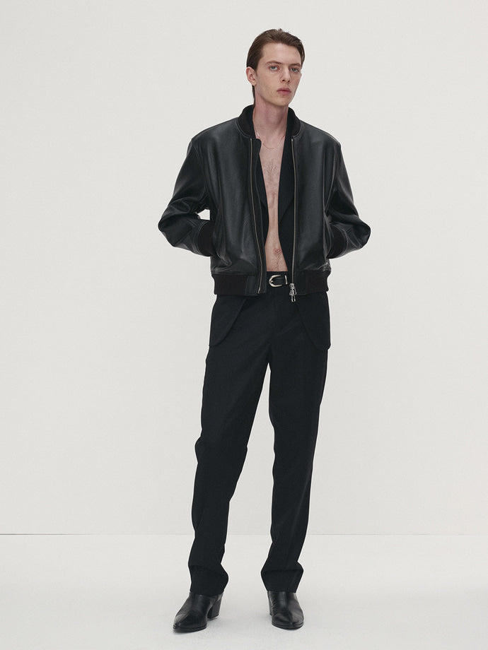 Tonywack - New Signature Virgin Wool Tailored Trousers (Black) product image 1 | TRAB K-Fashion Australia