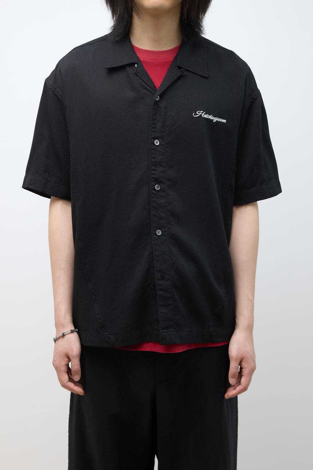 Hatchingroom - Camp Collar Shirt Tencel (Black) product image 9 | TRAB K-Fashion Australia