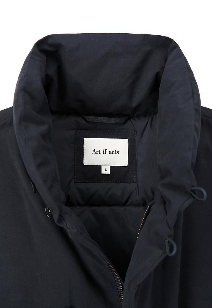 Art if acts - Shawl Collar Down Vest (Navy) product image 13 | TRAB K-Fashion Australia