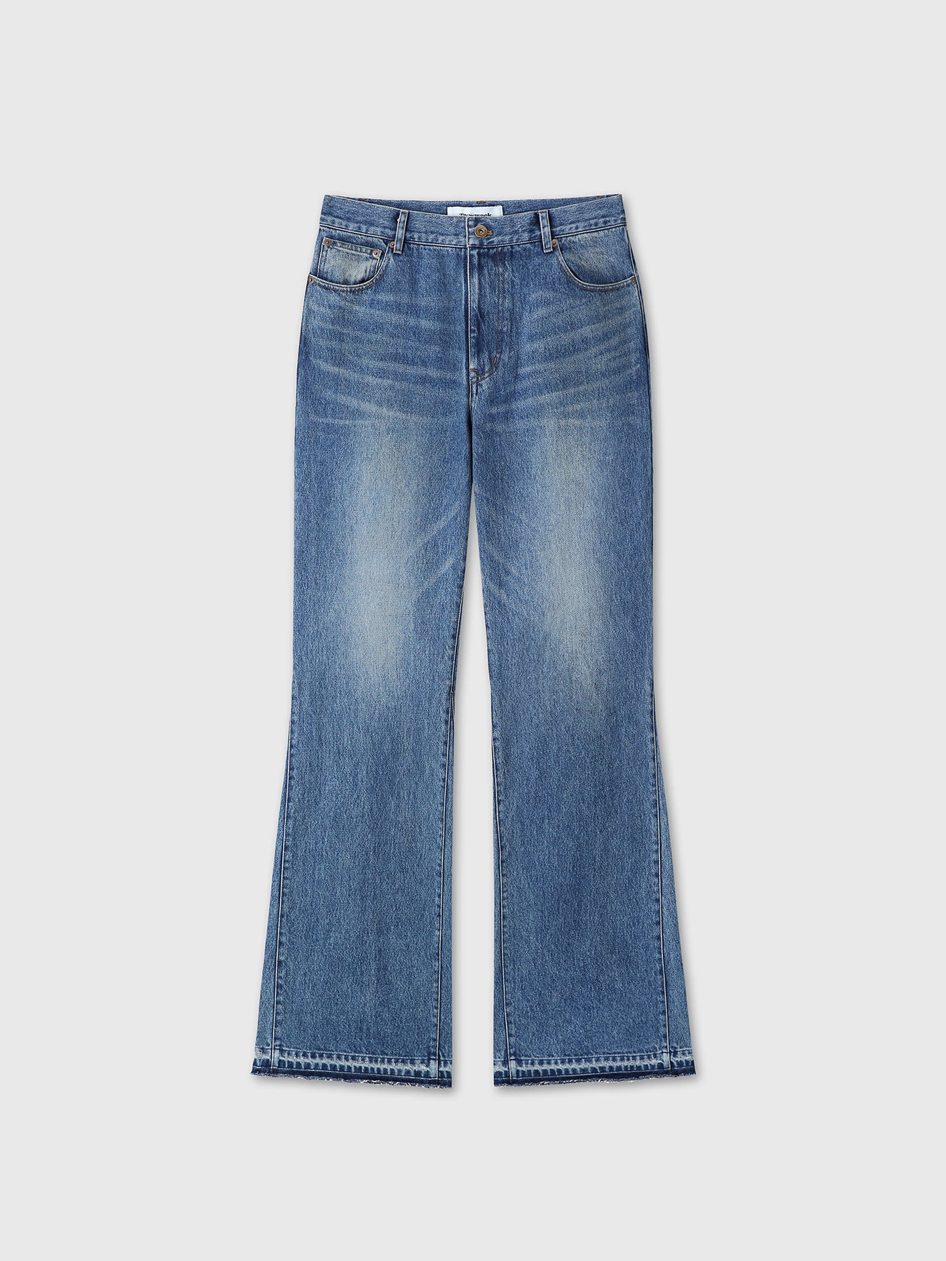Tonywack - Flared-Leg Reconstructed Denim Jeans (Vintage Blue) product image 11 | TRAB K-Fashion Australia