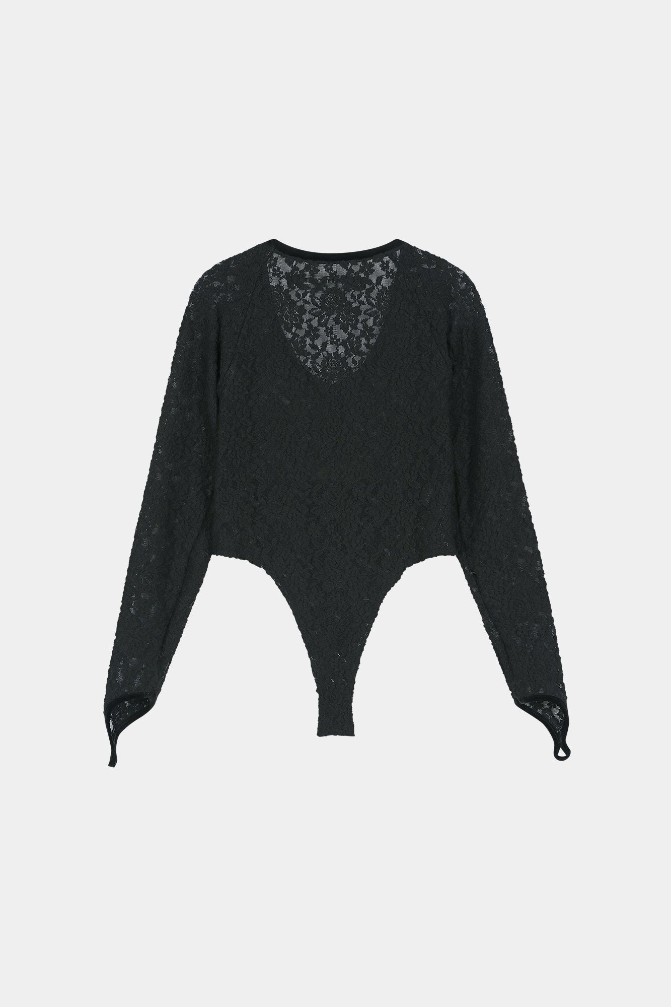 Andersson Bell - Lace Mesh Bodysuit (black) (Black) product image 11 | TRAB K-Fashion Australia