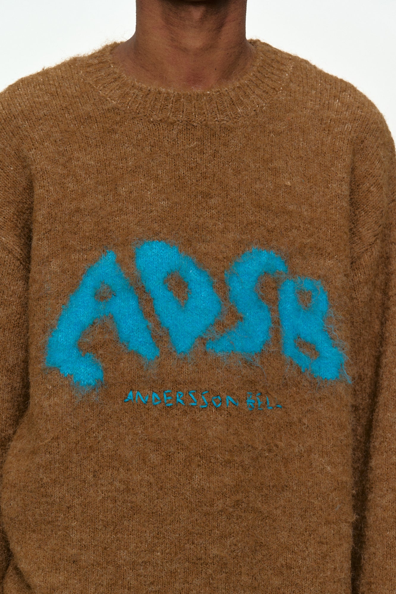 Andersson Bell - Adsb Intarsia Crew-Neck Sweater (Brown) product image 5 | TRAB K-Fashion Australia