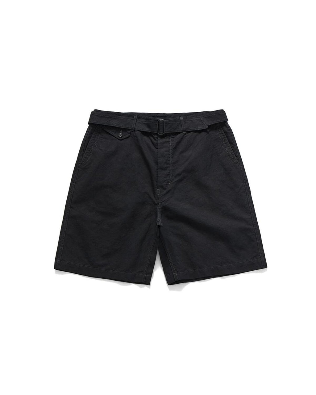 Eastlogue - Belted Cattleman Shorts (Black Linen) product image 5 | TRAB K-Fashion Australia