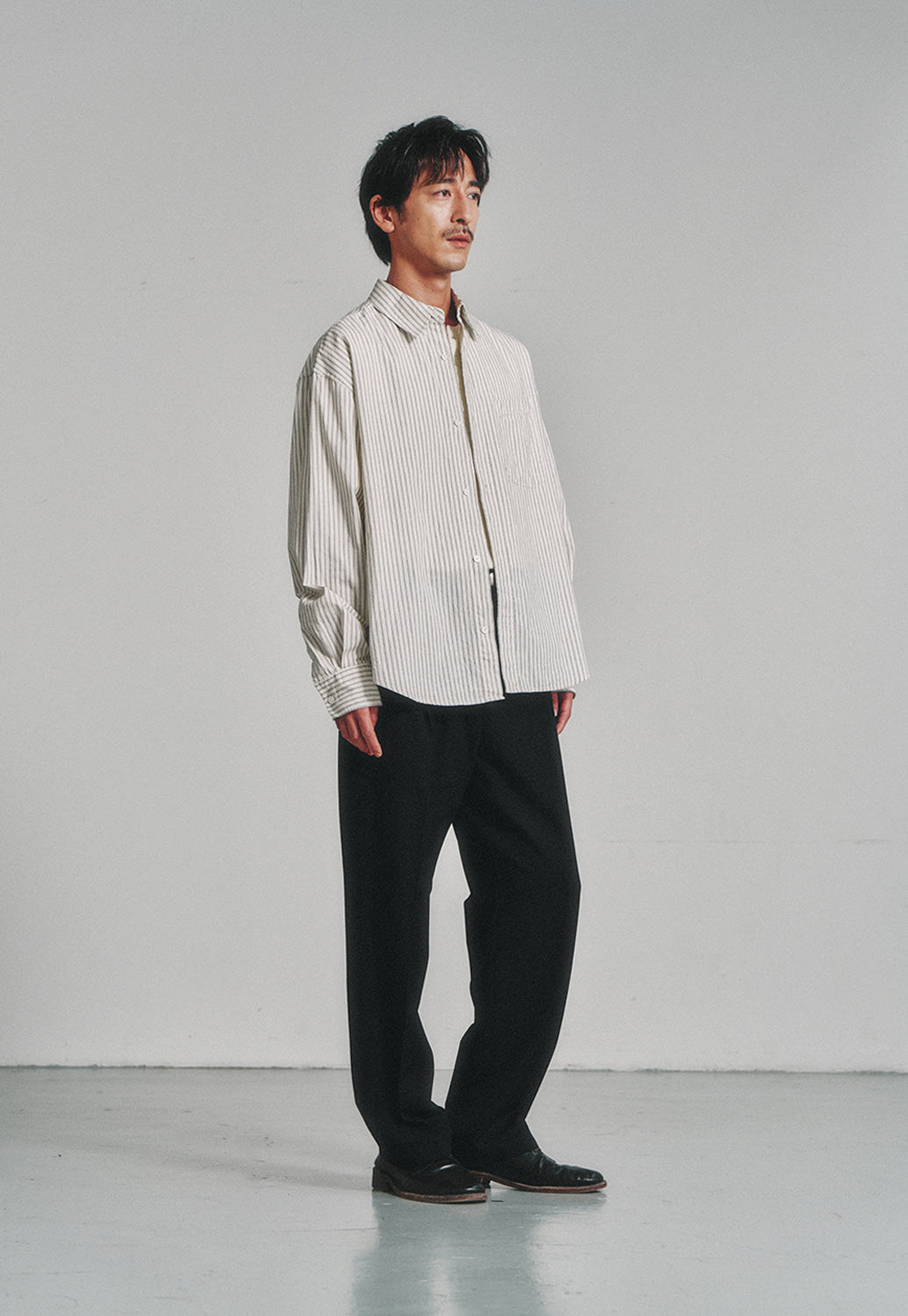 Art if acts - Stripe Shirt (Ivory) product image 3 | TRAB K-Fashion Australia