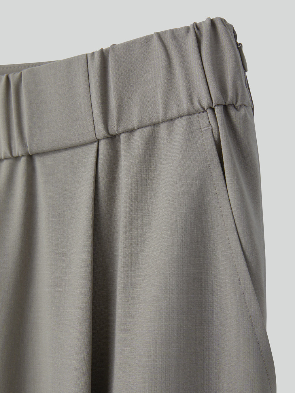 Recto - Banding Waist Wide Pants (Taupe Grey) product image 6 | TRAB K-Fashion Australia