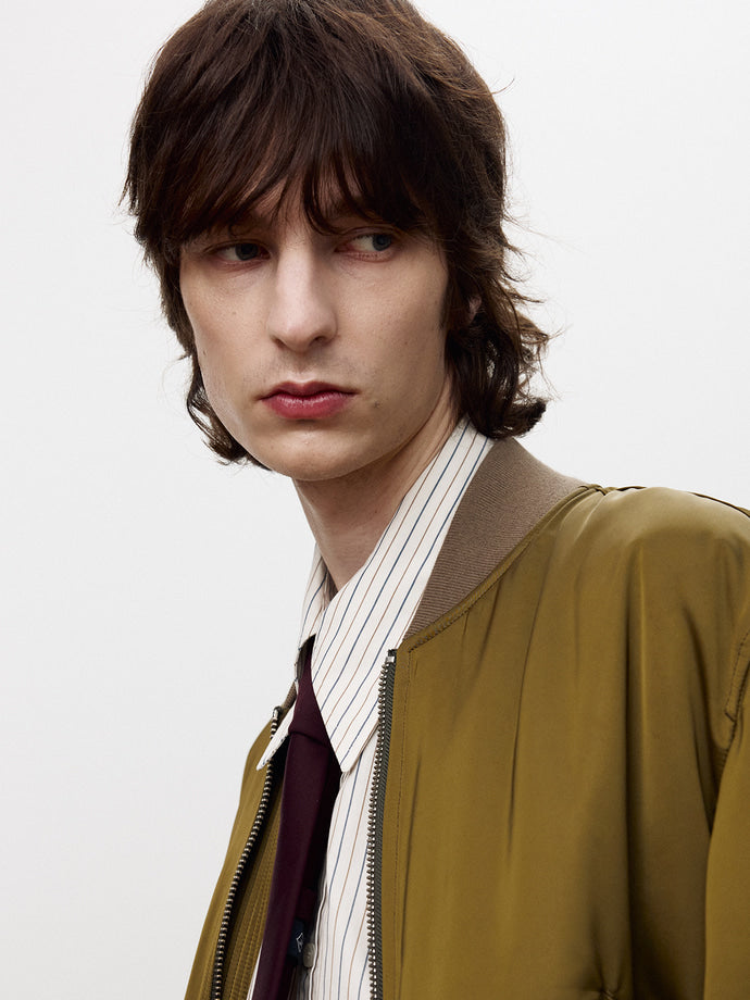 Tonywack - Nylon Bomber Jacket (Olive Gold) product image 8 | TRAB K-Fashion Australia