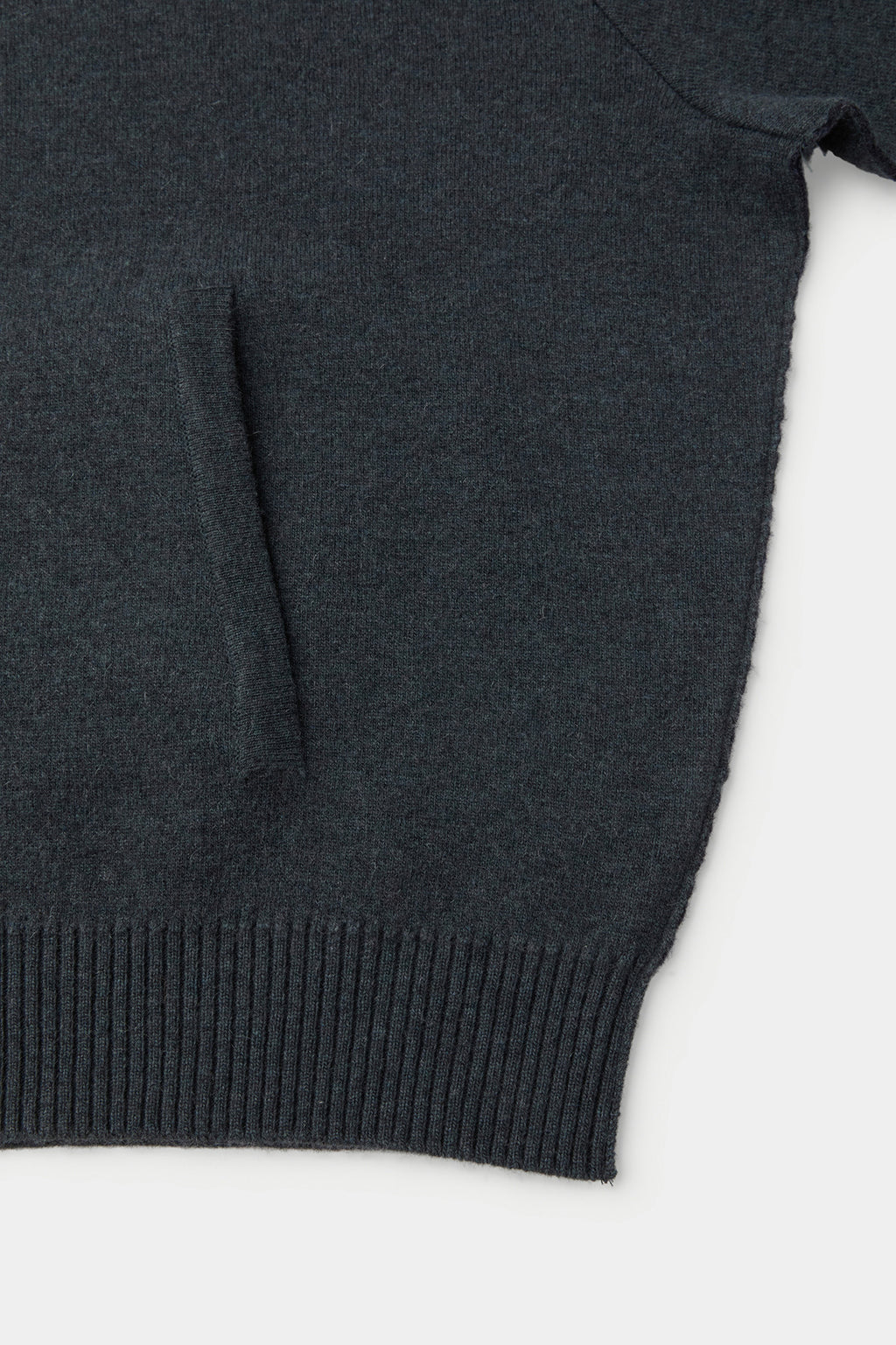 Coor - Double Face Wool And Blend Hoodie Zip-Up (Melange Blue) product image 7 | TRAB K-Fashion Australia