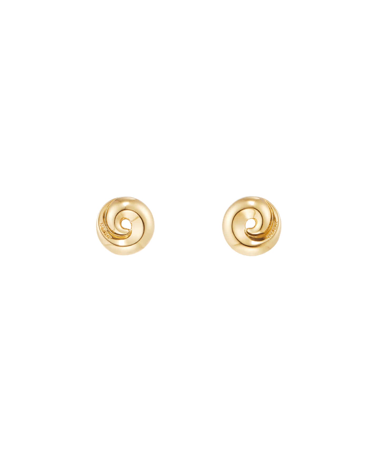 Numbering - Swirl Stud Earrings #5202 product image 8 | TRAB K-Fashion Australia