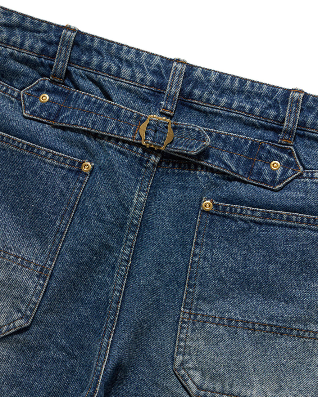 Eastlogue - Rockabilly Curved Shorts (Vintage Indigo) product image 9 | TRAB K-Fashion Australia