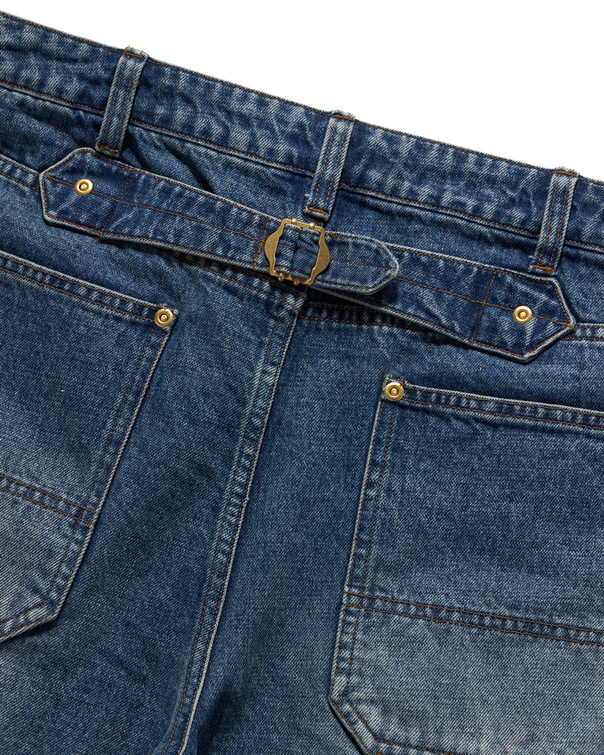 Eastlogue - Rockabilly Curved Shorts (Vintage Indigo) product image 9 | TRAB K-Fashion Australia