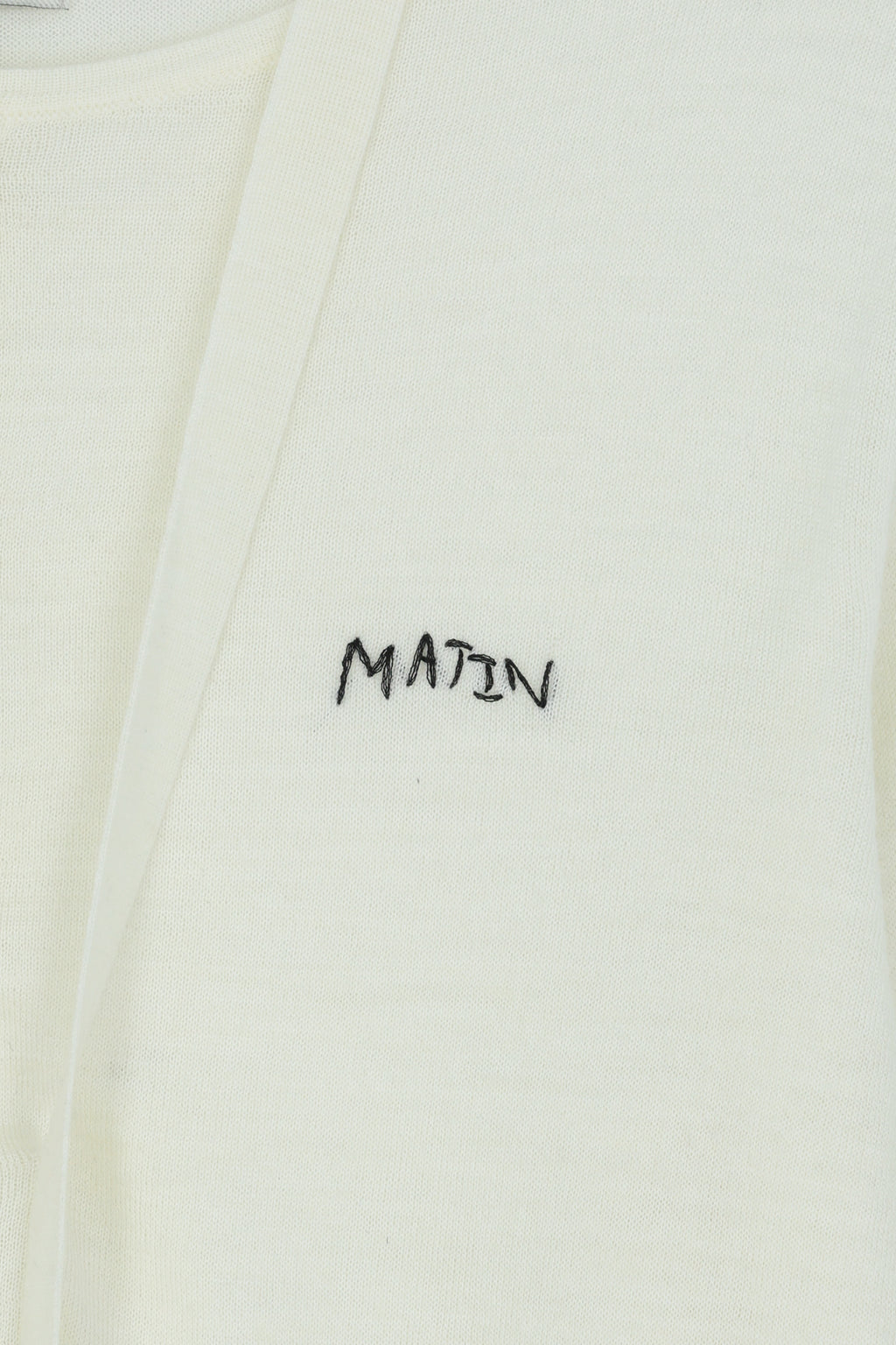 Matin Kim - String Detail Knit Cardigan (Cream) product image 4 | TRAB K-Fashion Australia