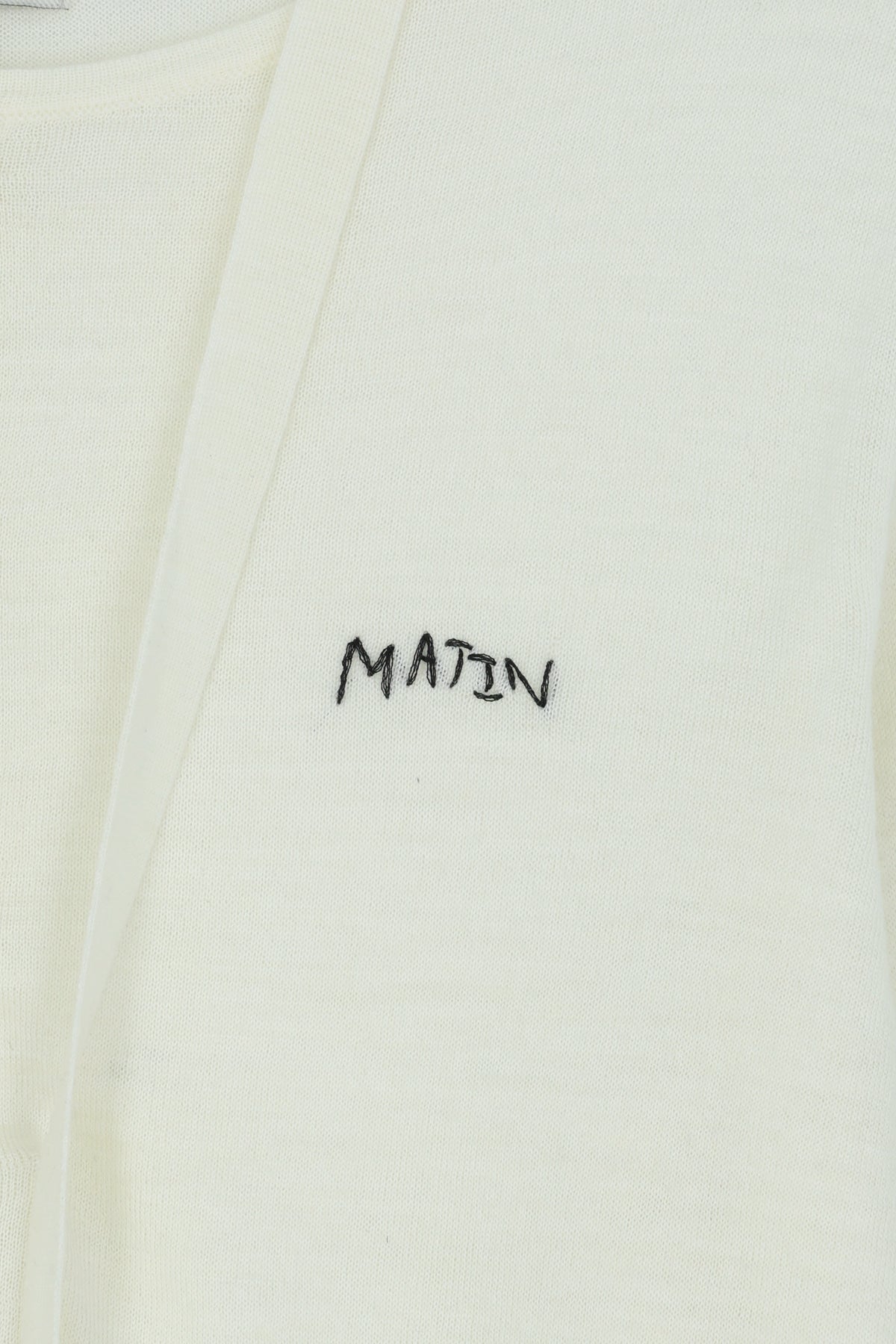 Matin Kim - String Detail Knit Cardigan (Cream) product image 4 | TRAB K-Fashion Australia