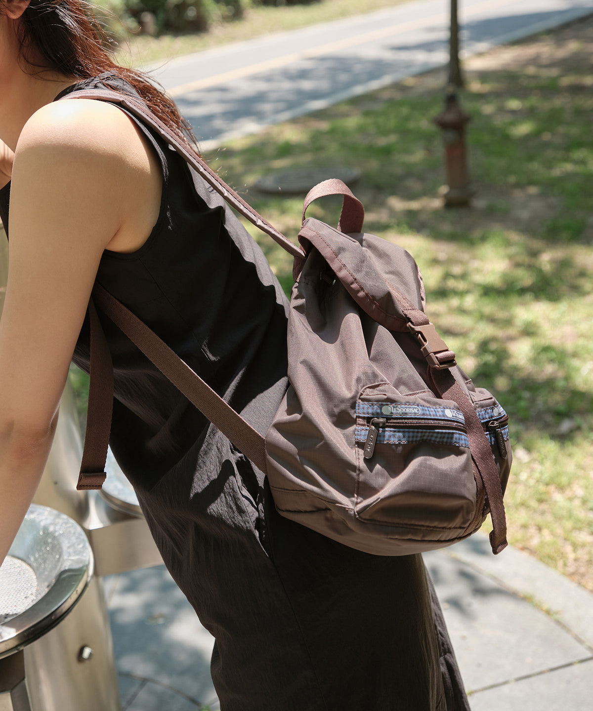 Marithe & Francois Girbaud - Marithe X Lesportsac Small Voyager (Brown) product image 4 | TRAB K-Fashion Australia