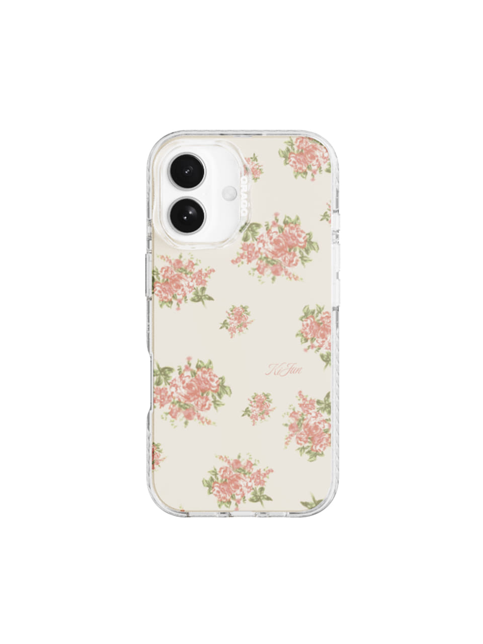 Kijun - MAGSAFE LAYERS FRAME CASE CLEAR SUNWASHED (Flower Cream) product image 3 | TRAB K-Fashion Australia