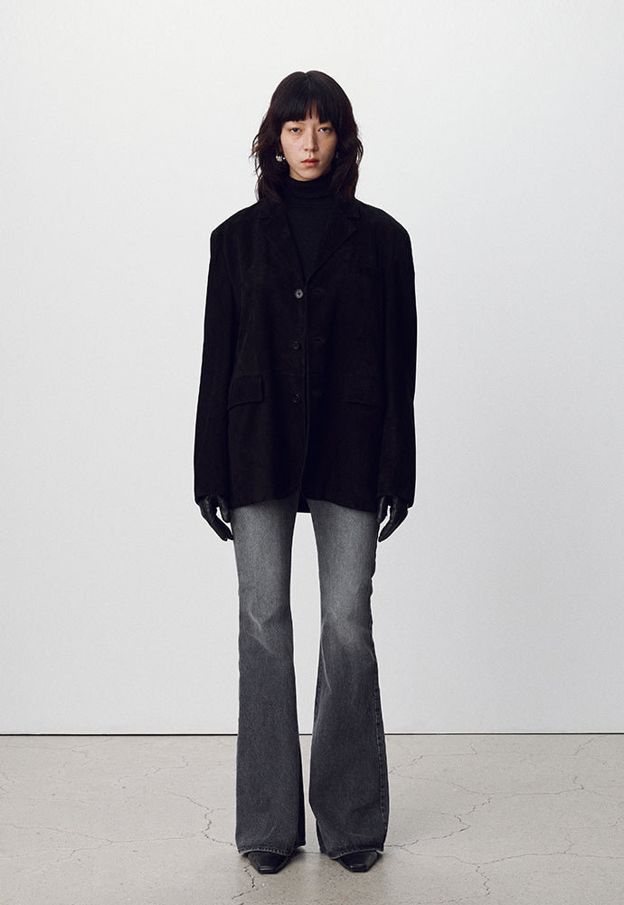 Tonywack - Bootcut Denim Pants (Light Washed Grey) product image 1 | TRAB K-Fashion Australia