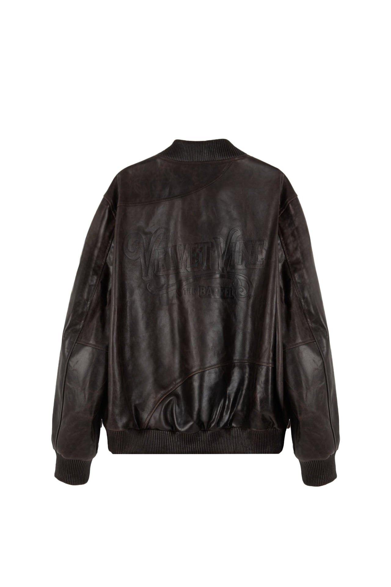 Stu - Stamped Lamb Skin Leather Jacket (Brown) product image 18 | TRAB K-Fashion Australia