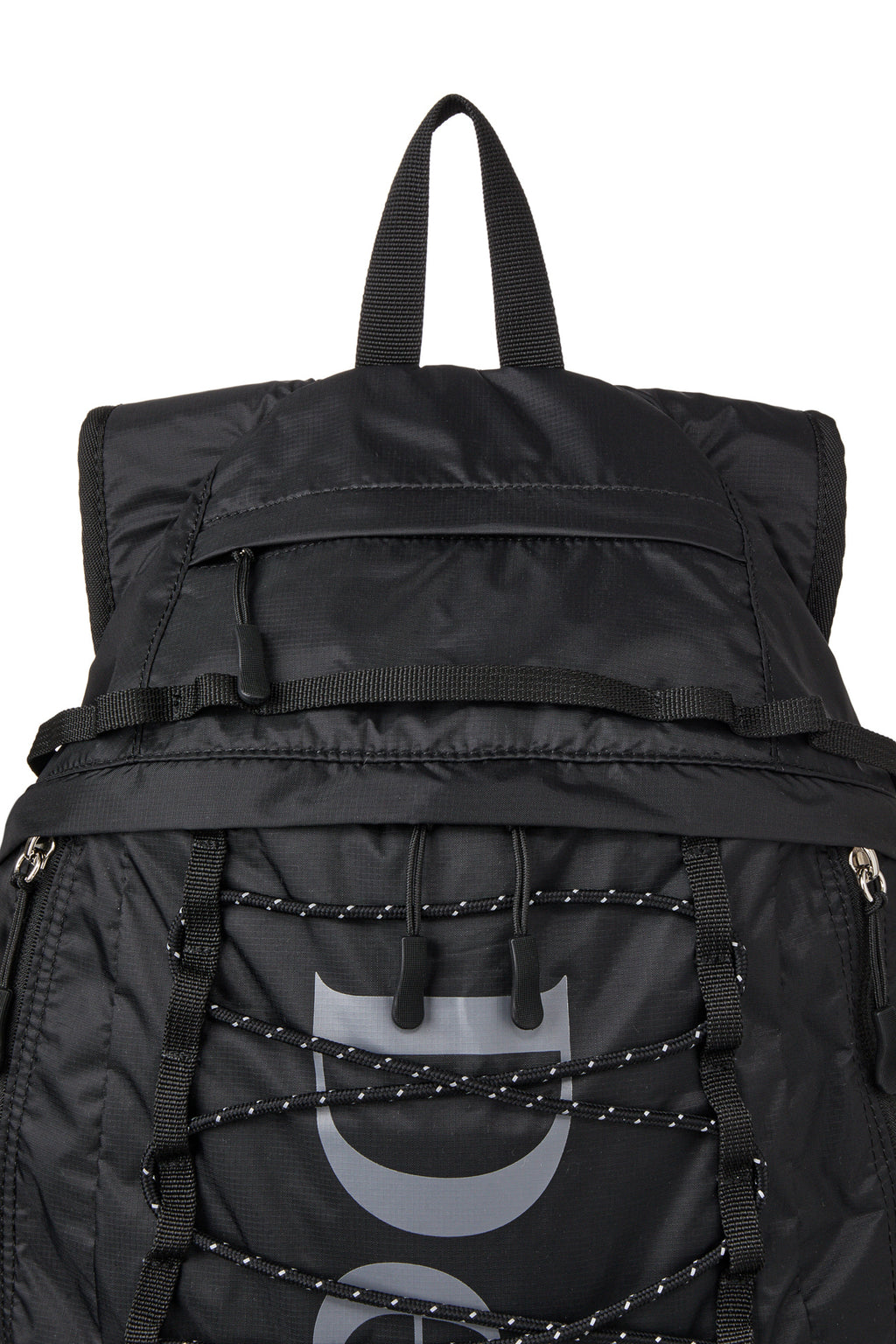 Deinet - Nylon Essential Logo Backpack (Black) product image 4 | TRAB K-Fashion Australia