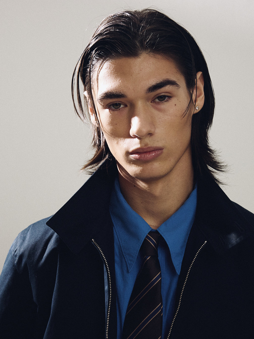Tonywack - High Density Cotton Harrington Jacket (Navy) product image 9 | TRAB K-Fashion Australia