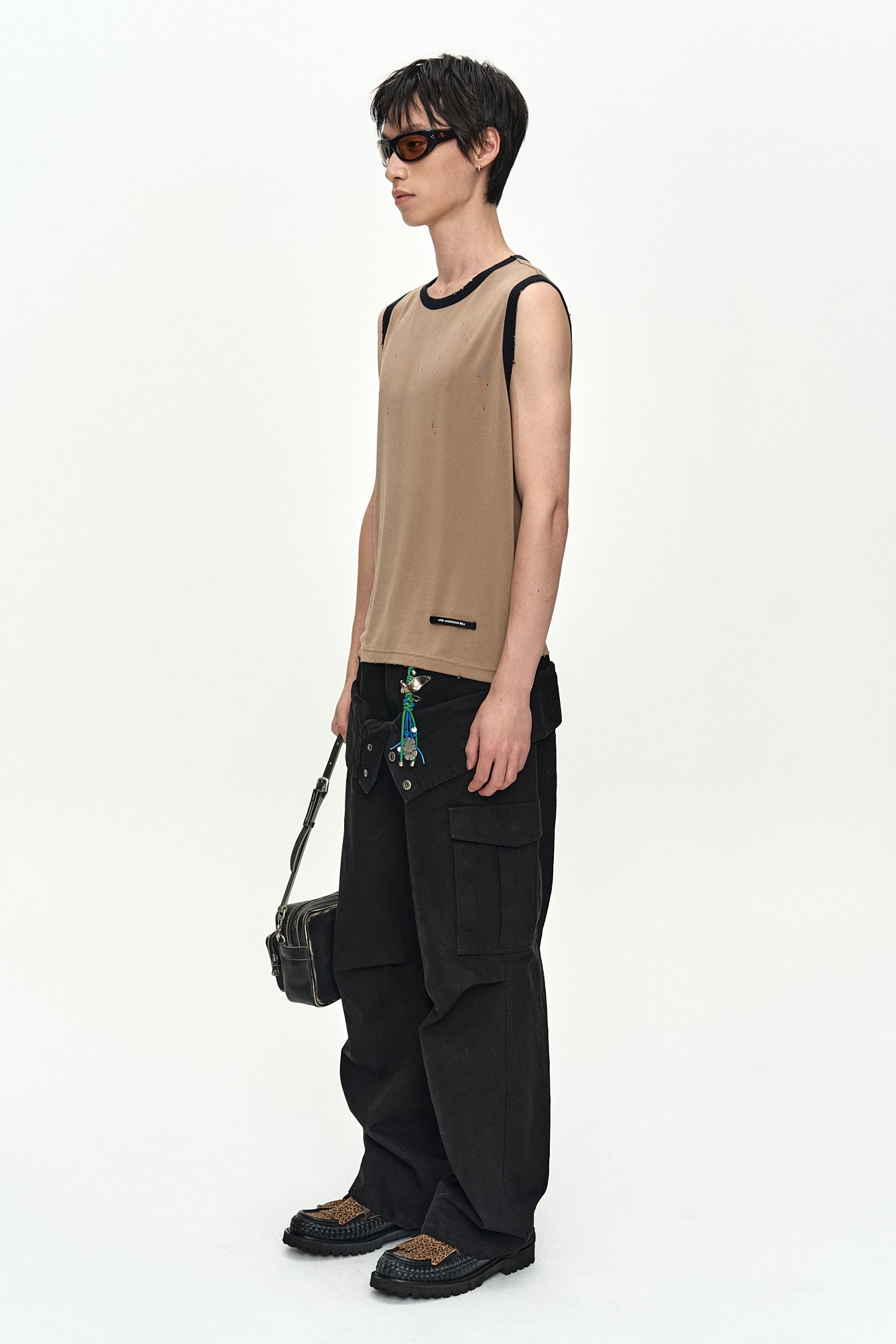 Andersson Bell - Brit Damaged Sleeveless (Beige) product image 2 | TRAB K-Fashion Australia