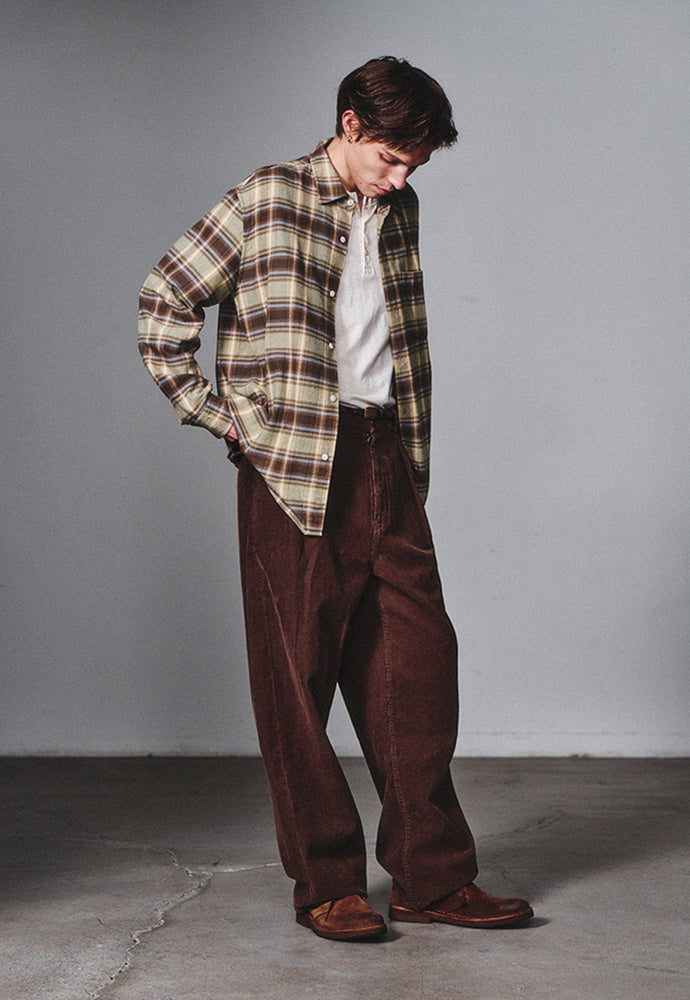 Art if acts - French Flannel Check Shirt (Forest) product image 5 | TRAB K-Fashion Australia
