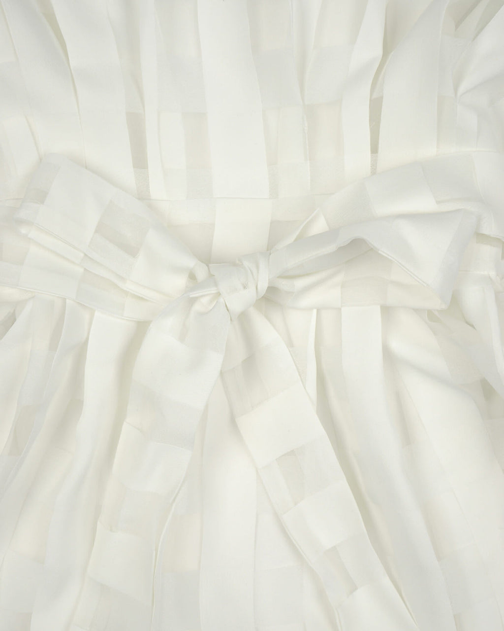 Kimhe Kim - Ch Checked Long Dress (White) product image 4 | TRAB K-Fashion Australia