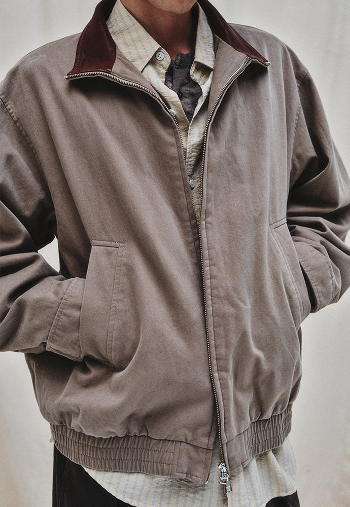 Art if acts - Washed Leather Collar Jacket (Beige) product image 6 | TRAB K-Fashion Australia