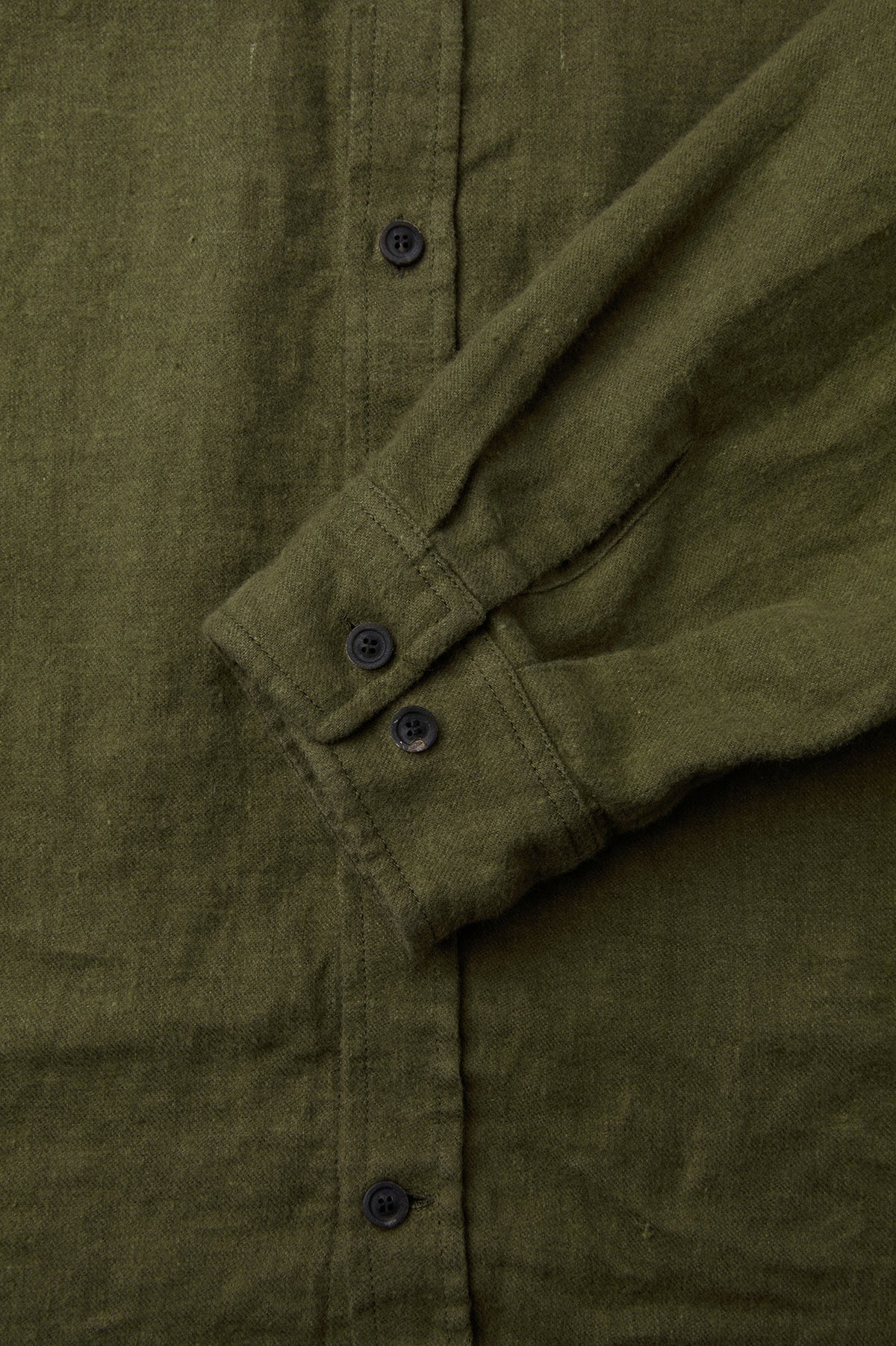 Coor - Embossed Pointed Linen Textured Shirt (Washed Khaki) product image 6 | TRAB K-Fashion Australia
